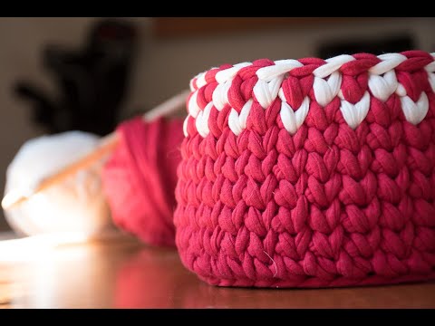Consejo alquiler Con Crochet con Trapillo - Tutorial Cuenco MP Centrado | Las Totoras Alfombras  - YouTube