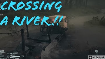 CROSSING RIVERS!! - MudRunner - The Ridge DLC ep3 • MEMEroflCHIPPS •