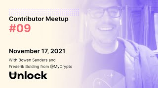 Unlock Contributor Meetup 09 - November 2021