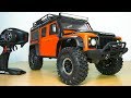 TRAXXAS TRX-4 LAND ROVER DEFENDER ADVENTURE UNBOXING, TEST!! *RC TRAIL ROCK CRAWLER