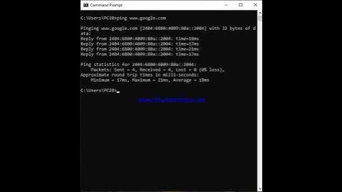 Use PING command