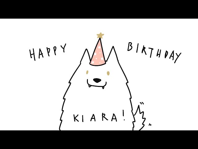 【Layla & Kiara Laika's Diary #1】Laika Saying Happy Birthday to Kiara 【NIJISANJI ID】のサムネイル