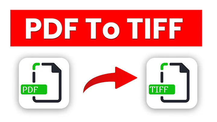 How to Convert PDF to TIFF