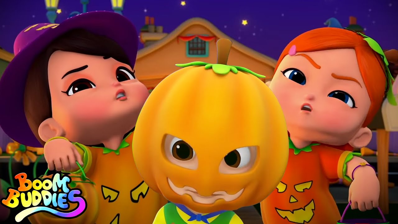 Five Little Pumpkins | Scary Pumpkin Song | Spooky Nursery Rhymes and ...