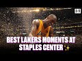 Re-Live Most Iconic Lakers Moments Ever At Staples Center 🍿🔥