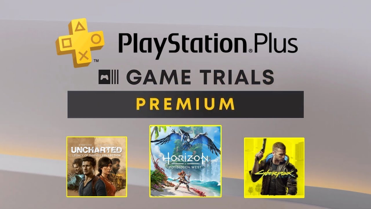 PS PLUS PREMIUM - All Free Trial Games