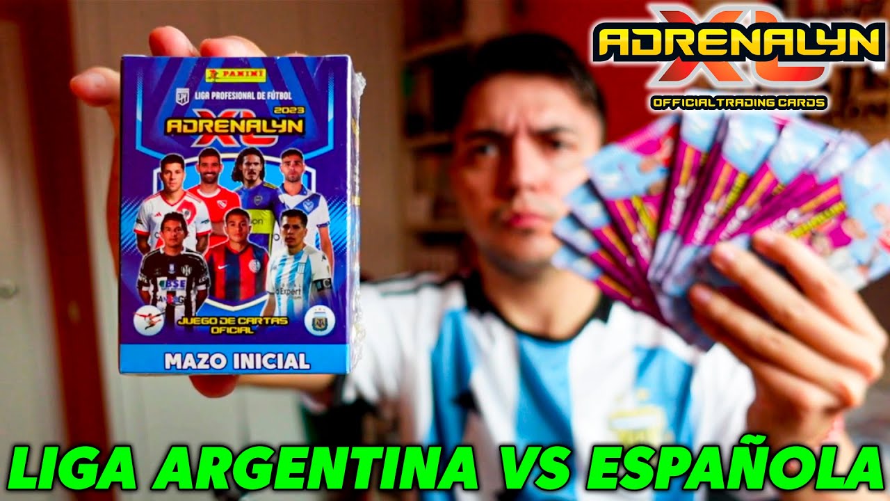 ADRENALYN XL LIGA ESPAÑOLA ​🇪🇸​ VS ARGENTINA 🇦🇷​ ¿QUÉ COLECCIÓN ES  MEJOR? 