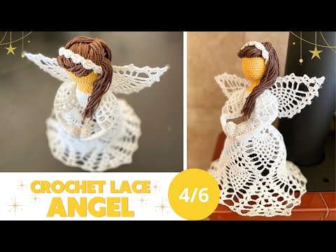 ✨ Amazing Crochet Lace Angel ✨How to crochet the wings