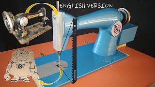 : I convert old sewing machine into jig saw