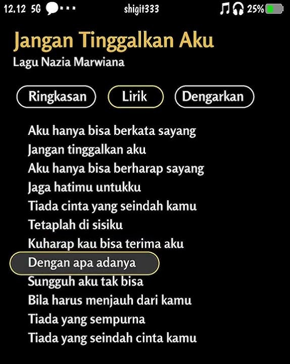 lirik lagu (jangan tinggalkan aku) versi lirik lagu virall(nazia marwiana