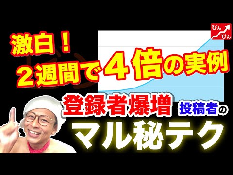 【マル秘の成功実例】２週間でチャンネル登録者を４倍に増やした視聴者実例とコツ【YouTube攻略/ニシカズ/切り抜き】
