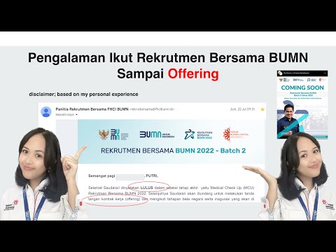 Pengalaman Lolos Rekrutmen Bersama BUMN Sampai Offering