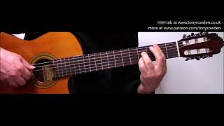 Video thumbnail of "Please Please Me - Beatles fingerstyle guitar solo - link to TAB in description"