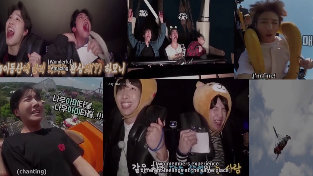 Bts At Amusement Park(Hilarious😂 🤣)2021 - Youtube