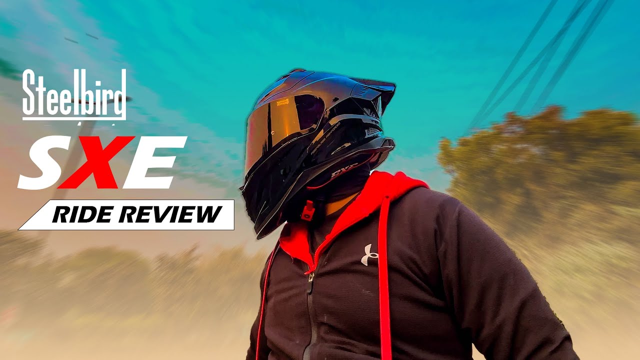 New Steelbid SXE Ride Review😍WindNoise, Comfort and Ride? Best Budget Helmet in 3000-3500| SXE Price