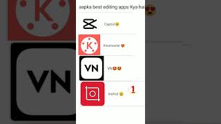 aapka favorite editing app ka naam Kya hai #viral #shortvideo screenshot 2