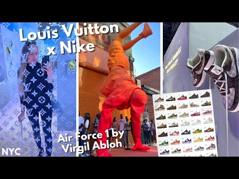 DEATH NYC アートポスター　NIKE VUITTON sneaker Louis Vuitton x Nike 'Air Force 1' by Virgil Abloh
