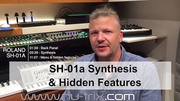 Roland SH-01A Runthrough (Synthesis & Hidden features)