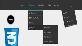 Beautiful dropdown menu in css3