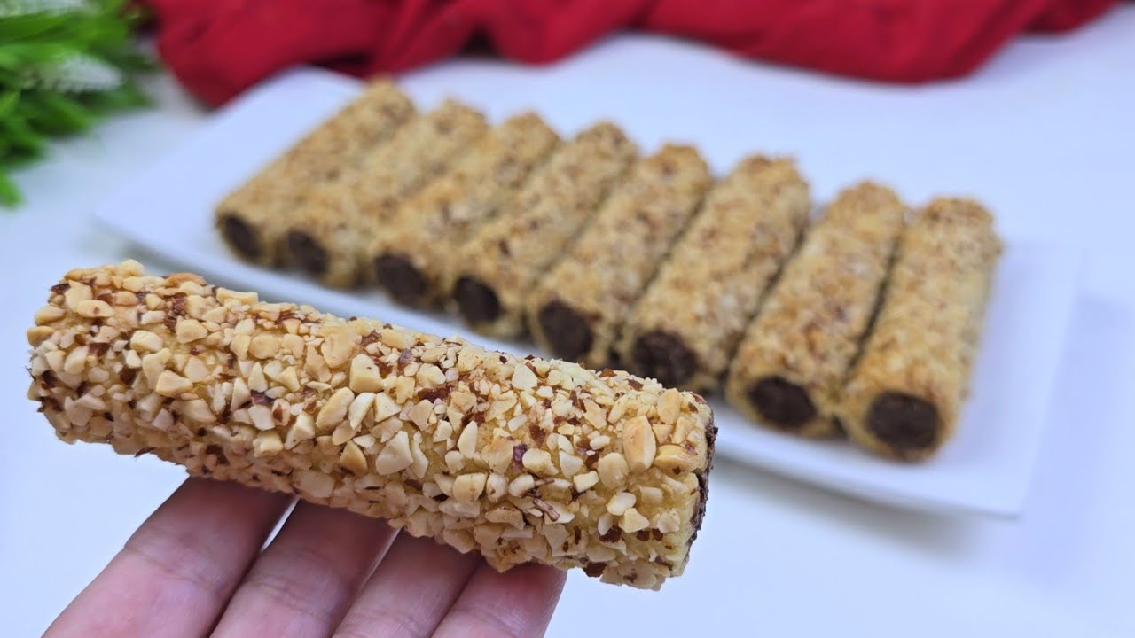 سيقار محشي بطريقة جديدة 😍 تحضريه في وقت قصير بحشو لذيذ و مقرمش مع معشوقة الجماهير شوكولا دبي 🍫