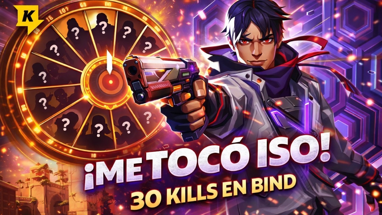 ME TOCÓ ISO EN LA RULETA… 😳 30 KILLS EN RANKED | Valorant | Kevinmoso