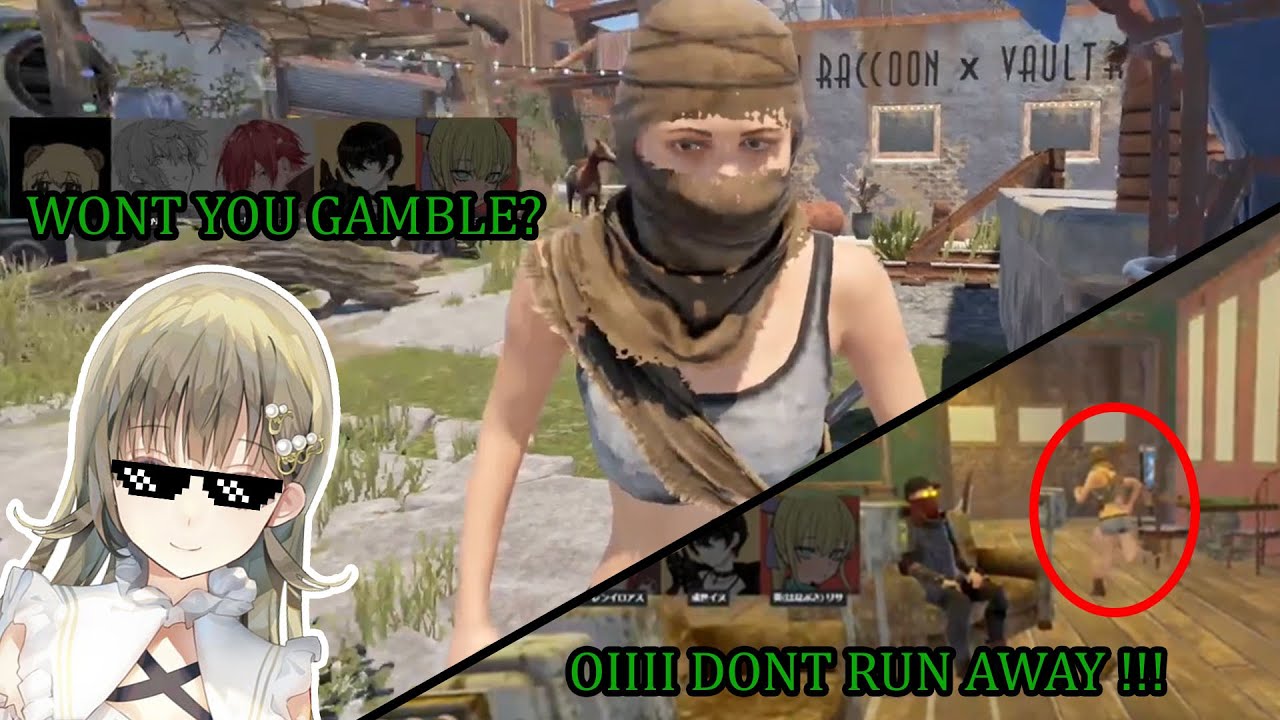 [RUST] Random stranger got invited by Lisa to gamble then he tried to ran away after losing