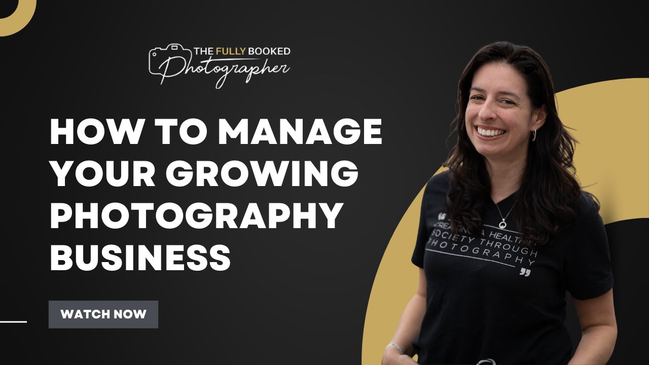 How to Manage Your Growing Photography Business - YouTube