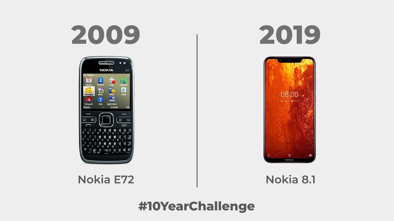 2009 Vs 2019 In Technology 10yearchallenge Youtube