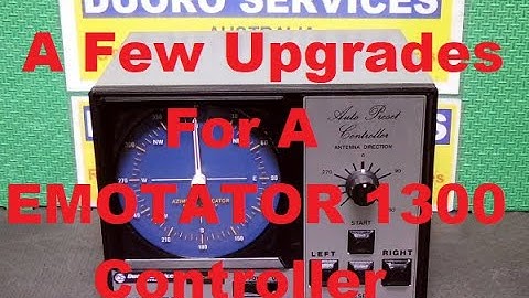 A Few Upgrades For A Emotator 1300 Rotator Controller