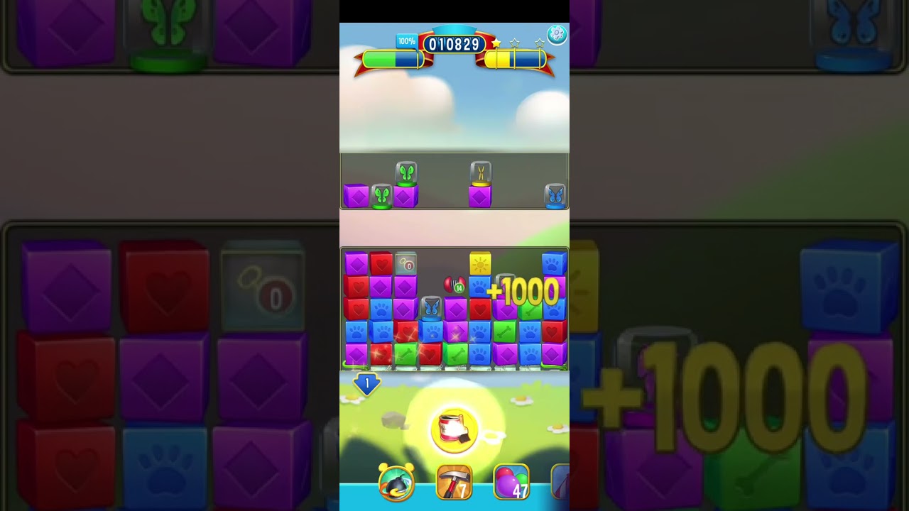 Pet Rescue Saga level 4618 one hammer