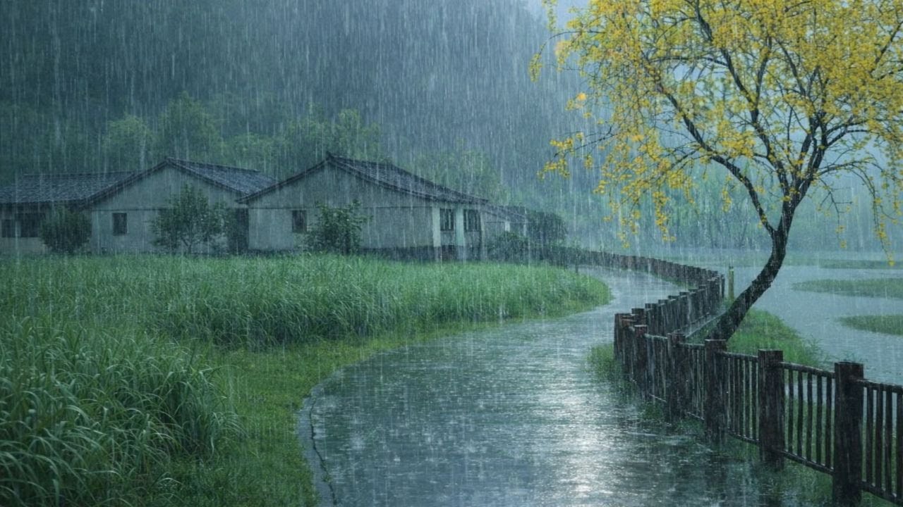 Черный экран через 5 минут | Уютный звук дождя для сна | Расслабление | Белый шум