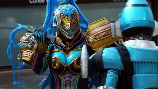 Aquarius Zodiarts Blue Boobs Water Whip Warrior Villainess