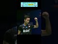 Anthony Ginting Cross Smash | Kento Momota Crouch Defence