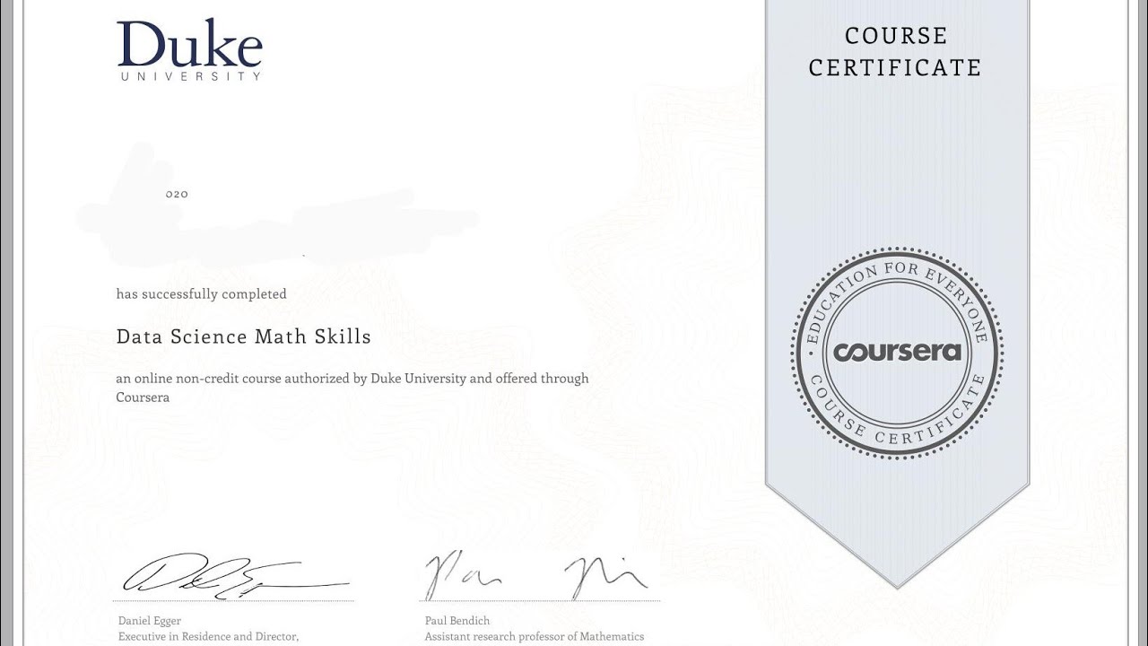 Coursera | Data science math skills by Duke University. All quiz answers