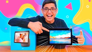 CHEGOU! Novo AMAZON Echo Show 10: VOCÊ tem que ver isso! Alexa, me siga. Unboxing e Impressões