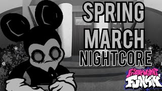 Spring March Nightcore Friday Night Funkin Vs Puppet Mickey Wednesday Infidelity V2
