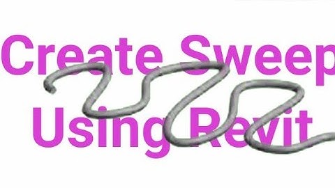 Create Sweep In Revit - Revit Beginner Tutorial #Technodraft
