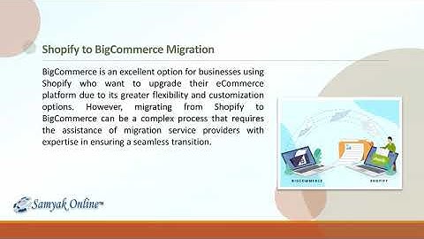 Streamline Your Business With BigCommerce Migration Services