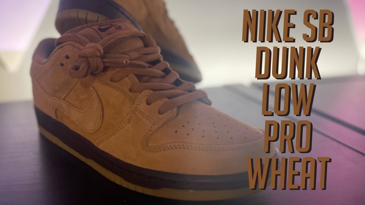 sb dunk low pro wheat