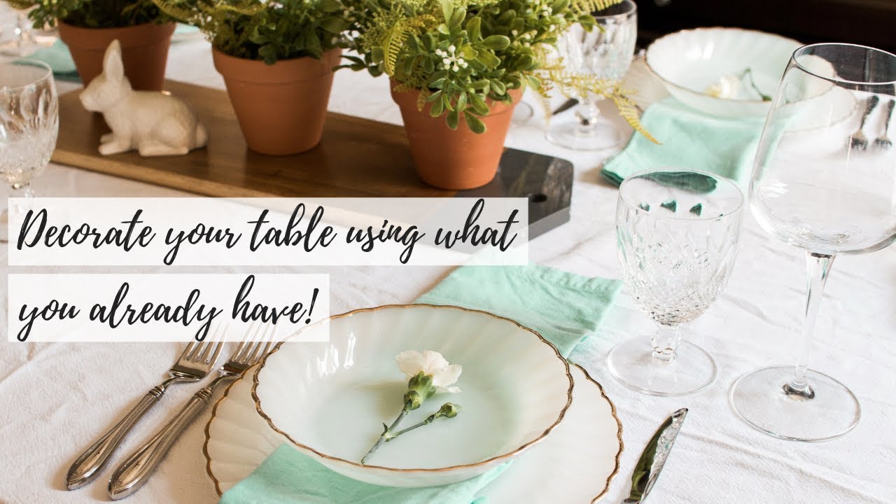 MY SPRING & EASTER TABLE | HEIRLOOMS & SPRING DECOR - YouTube