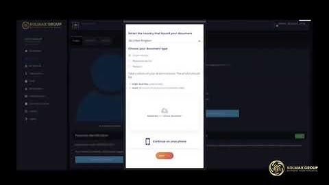 KYC of SOLMAX ACCOUNT | SOLMAXGROUP |