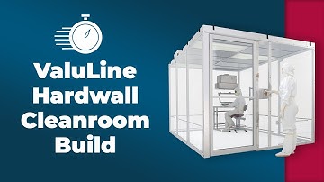 Modular Hardwall Cleanroom Timelapse Installation