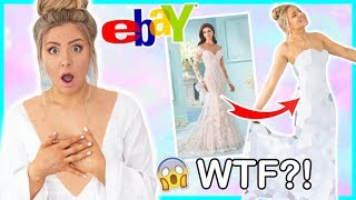 Trying On Cheap Wedding Dresses From Ebay ! Success Or Disaster !