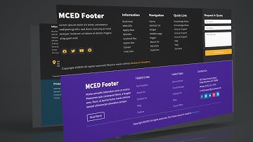 17 free Elementor Footer Templates By Mc Starters | How to Use Footer In Website