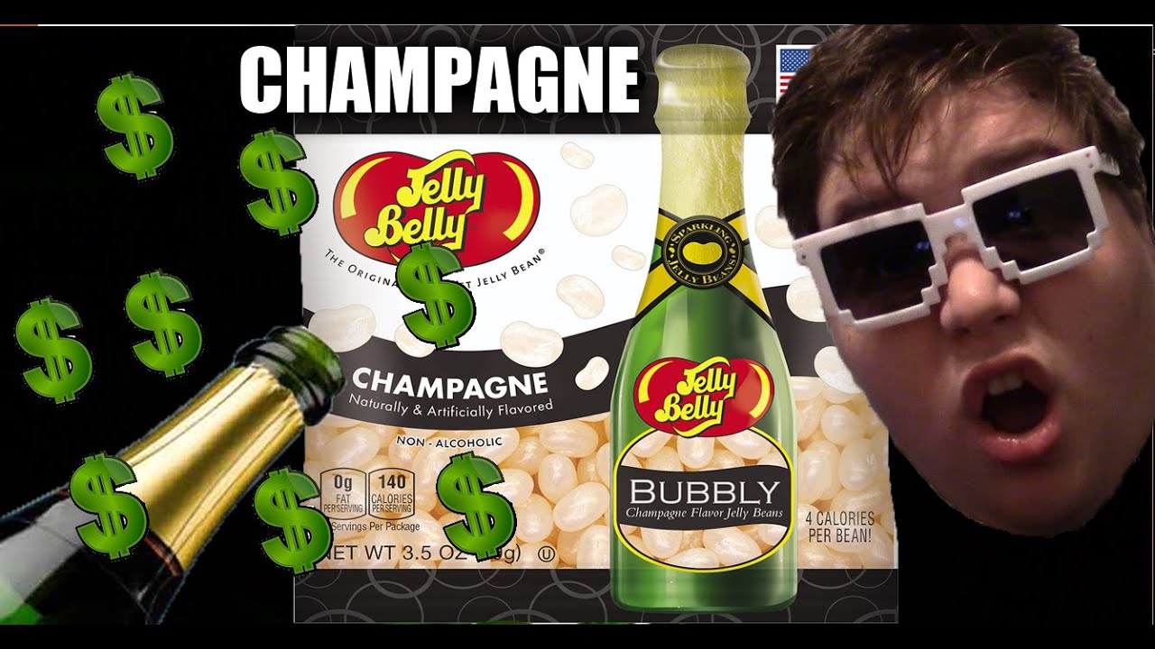Jelly Belly Bubbly Champagne Flavored Jelly Beans YouTube