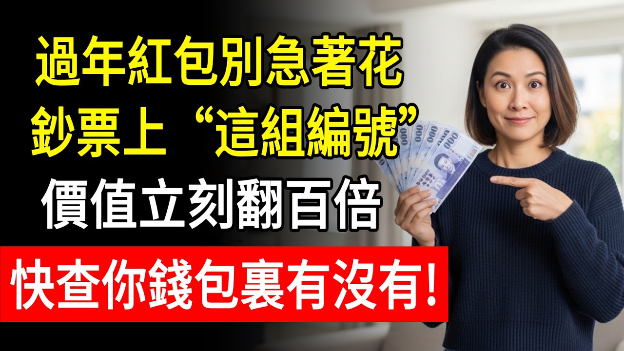 剛收到的紅包別急著花！這張“2026龍年/蛇年”百元鈔若有“這組編號”，價值翻百倍！銀行員偷偷收藏，你錢包裡有嗎？