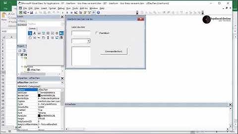 Bài 07  Làm quen với sự kiện trong VBA | VBA for Excel Nâng cao | Học lập trình - YouBo