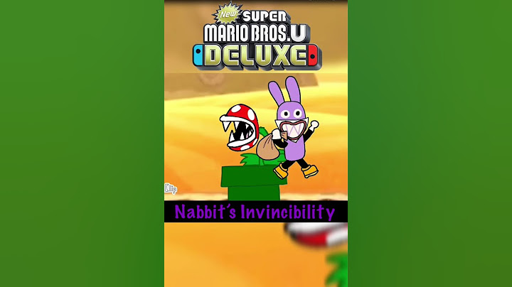 Nabbit really is like this in New Super Mario Bros. U Deluxe 💀#supermario #mario #shorts