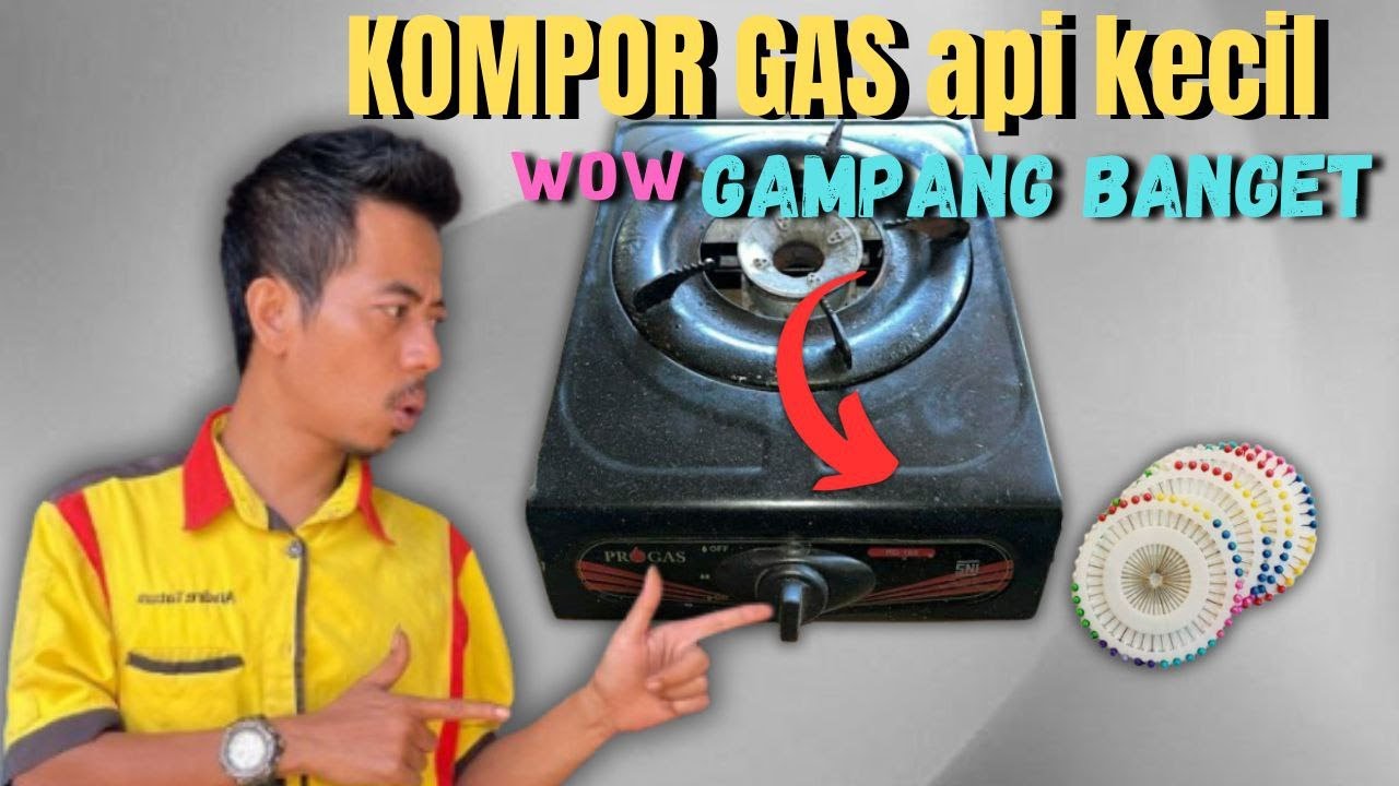 WOW GAMPANG BANGET... KOMPOR GAS API KECIL - YouTube