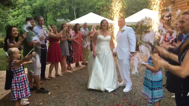 Cold Sparkler Riverside Weddings by Clore